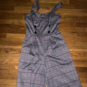 grey jumpsuit